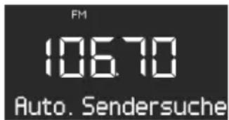 SONORO Lounge SO320 - Automatische Sendersuche Voraussetzung: - 1