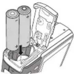 BENQ DC C850 - Installation des piles - 1