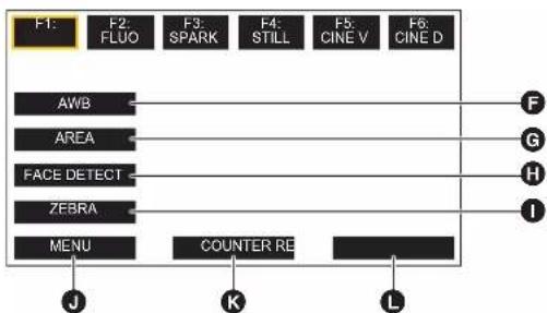 PANASONIC AGCX10 - Attribution d'une fonction aux touches USER - 3