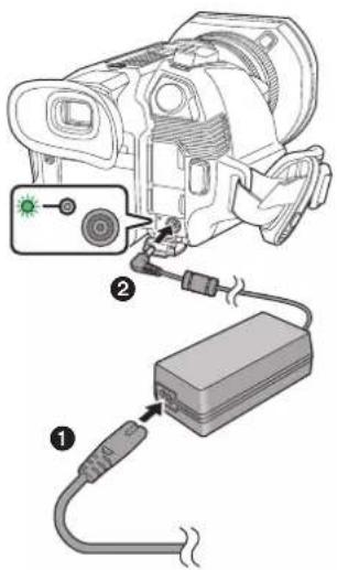 PANASONIC AGCX10 - Charge de la batterie - 1