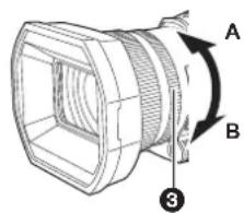 PANASONIC AGCX10 - Réglage de la position de zoom - 2