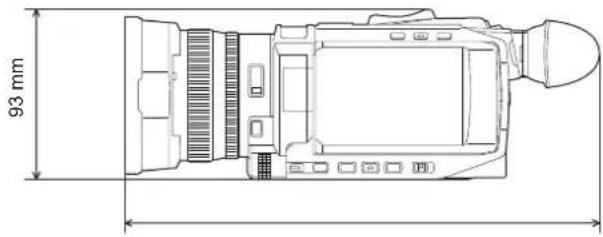 PANASONIC AGCX10 - Dimensions - 2