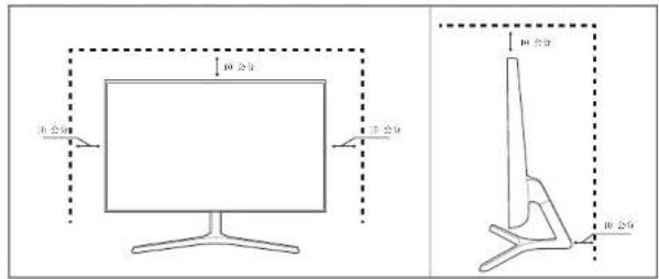 SAMSUNG S32F351FUE - 保證安全的安裝空間 - 2
