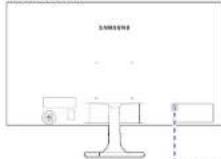 SAMSUNG S32F351FUE - 若要鎖定防盜鎖定裝置： - 1
