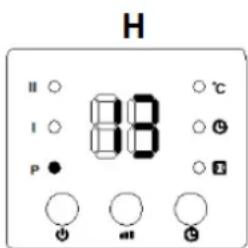 Eurom WH2018 - Setarea temporizatorului săptamânal: - 5