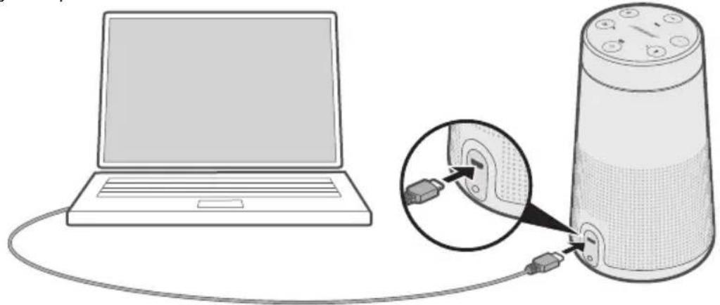 BOSE SoundLink Revolve II - CONNECT THE USB CABLE - 1