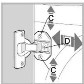 HOTPOINT BI WDHG 861484 EU - Regolazione in altezza della macchina. - 2
