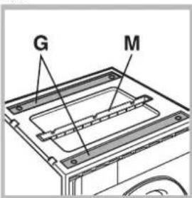 HOTPOINT BI WDHG 861484 EU - Accessori in dotazione per la regolazione in altezza. - 1