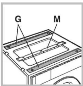 HOTPOINT BI WDHG 861484 EU - Доставени принадлежности за регулиране на височина. - 1