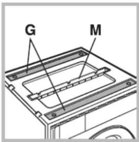 HOTPOINT BI WDHG 861484 EU - Accessoires fournis pour le réglage de la hauteur. - 1