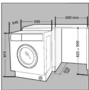 HOTPOINT BI WDHG 861484 EU - Вграждане на машината. - 1