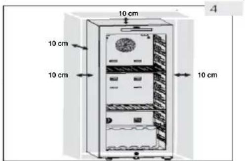 HAIER HWS84GNF - Ventilatsioonikaugus - 2
