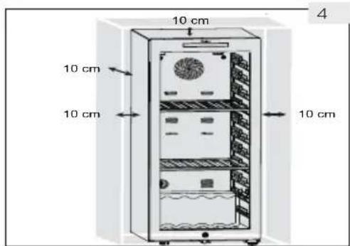 HAIER HWS84GNF - Espacio de ventilación - 2
