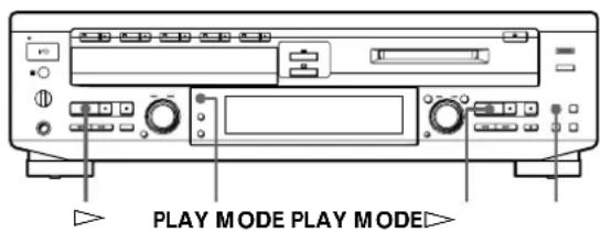 SONY MXDD5C - Lecture dans un ordre aléatoire (Lecture aléatoire) - 1