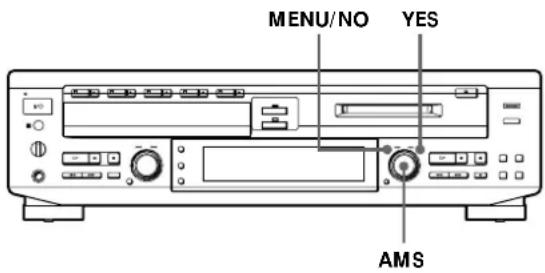 SONY MXDD5C - Annulation du dernier montage (Fonction Undo) - 1