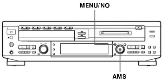 SONY MXDD5C - Réglage du niveau d'enregistrement - 1