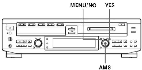SONY MXDD5C - Déplacement de plages enregistrées (Fonction Move) - 2