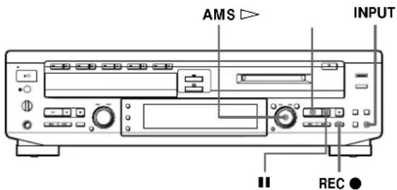 SONY MXDD5C - Enregistrement manuel sur un MD - 1