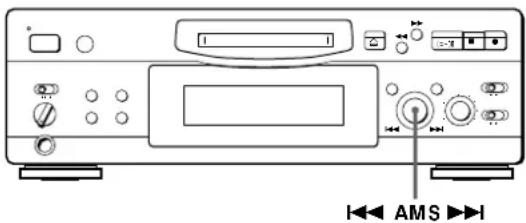 SONY MDSS707 - Début d'enregistrement avec mémorisation préalable de 6 secondes de données audio (Enregistrement avec préstockage) - 2