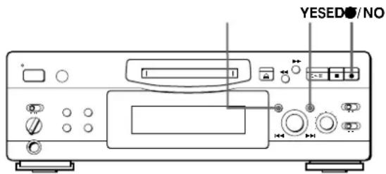 SONY MDSS707 - Inscription des numéros des plages pendant l'enregistrement (Marquage de plage) - 1