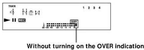SONY MDSS707 - Adjusting the Recording Level - 2