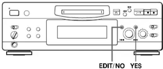 SONY MDSS707 - Annulation de la dernière opération de montage (fonction UNDO) - 1