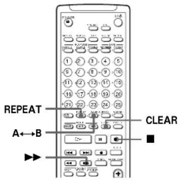 SONY MDSJA20ES - Repeating a specific portion (A-B Repeat) - 2