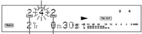 SONY MDSJA20ES - Combining Recorded Tracks (Combine Function) - 3