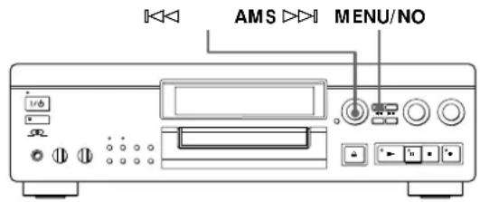 SONY MDSJA20ES - Changing the Pitch (Pitch Control Function) - 1