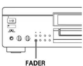 SONY MDSJA20ES - Fading In and Out (Fader) - 1
