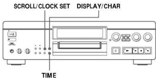 SONY MDSJA20ES - Using the Display - 1