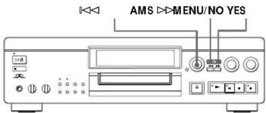SONY MDSJA20ES - Moving Recorded Tracks (Move Function) - 2