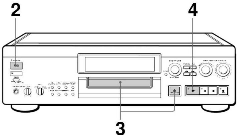 SONY MDSJA20ES - Playing an MD - 1