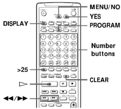 SONY MDSJA20ES - Creating Your Own Program (Program Play) - 2