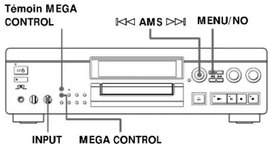 SONY MDSJA20ES - Commande d'un changeur CD depuis la platine MD (fonction Mega CD Control) - 1