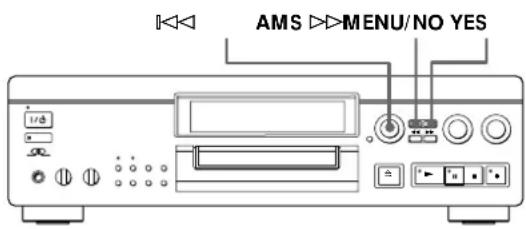 SONY MDSJA20ES - Combinaison de plusieurs plages enregistrées (Fonction Combine) - 2