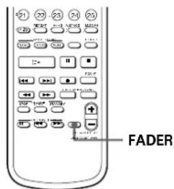 SONY MDSJA20ES - Entrée et sortie en fondu (Fondu) - 2