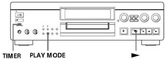 SONY MDSJA20ES - Playing an MD Using a Timer - 1