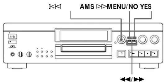 SONY MDSJA20ES - Division d'une plage enregistrée (Fonction Divide) - 2