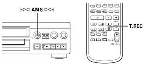 SONY MDSJA20ES - Starting Recording With 6 Seconds of Prestored Audio Data (Time Machine Recording) - 2