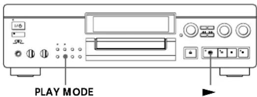 SONY MDSJA20ES - Lecture des plages dans un ordre aléatoire (Lecture aléatoire) - 1