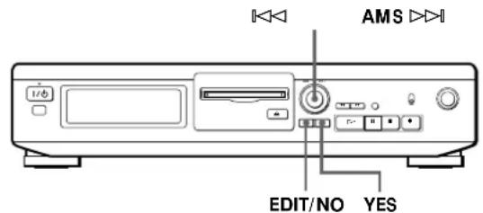 SONY MDSJE320 - Moving Recorded Tracks (Move Function) - 2