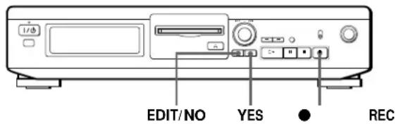 SONY MDSJE320 - Marking Track Numbers While Recording (Track Marking) - 1