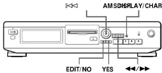 SONY MDSJE320 - Labeling Recordings (Title Function) - 1