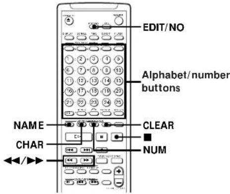SONY MDSJA30ES - Labeling tracks and MDs with the remote - 1