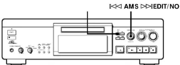 SONY MDSJA30ES - Undoing the Last Edit (Undo Function) - 1