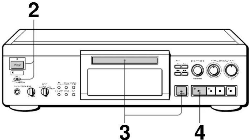 SONY MDSJA30ES - Playing an MD - 1
