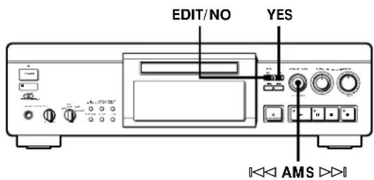 SONY MDSJA30ES - Combining Recorded Tracks (Combine Function) - 2