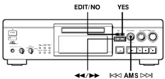 SONY MDSJA30ES - Division d'une plage enregistrée (Fonction Divide) - 2