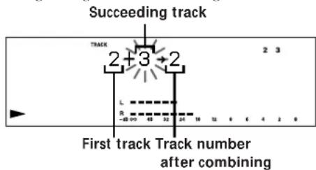 SONY MDSJA30ES - Combining Recorded Tracks (Combine Function) - 3
